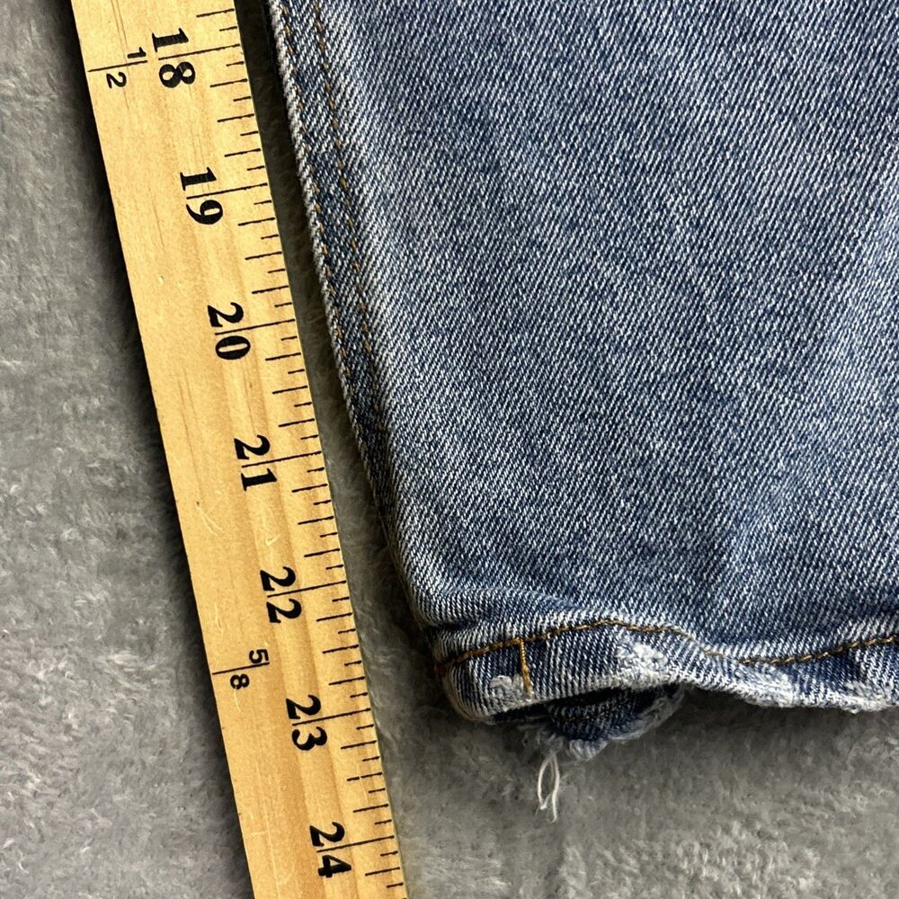 Tinseltown Womens Jeans Sz. 1 Distressed Straight Leg Medium Wash - Picture 11 of 16
